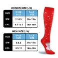 thumbnail image 6 of 6 Pairs Medical Sport Christmas Compression Socks - 15-20mmhg Graduated Knee-High Support for Men & Women, Ideal for Soccer, Running, and Nurses, 6 of 8