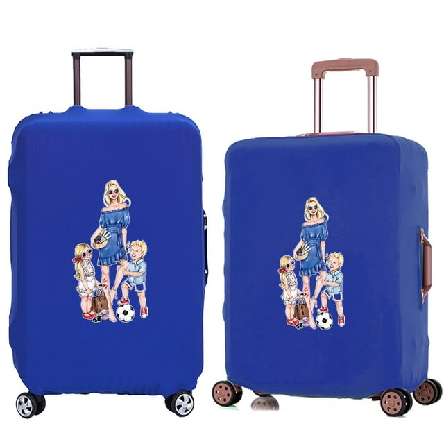 Suitcase Protective Cover Trolley Travel Suitcase Elastic Dustroof Cover Apply To 18-28 Inch Luggage Mom Series Pattern 8Mom012 L