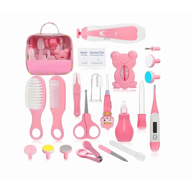 Higiene Cuidado Kit Para Bebe Color Rosa