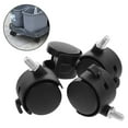 thumbnail image 2 of WRISTBIQUE Caster Replacement Wheel Furniture Mobility 4Pcs 1.5 Inches, 2 of 10