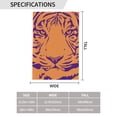 thumbnail image 6 of ZNDUO Orange Tiger Purple Stripes Pattern Garden Flag, 28"x40" Double Sided Polyester Flag for Garden Farmhouse Patio Home Decor, 6 of 8