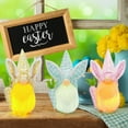 thumbnail image 7 of Moocorvic Light Up Easter Gnomes Plush Stuffed Bunny Easter Basket Stuffers Holiday Party Decorations Birthday Gift Table Decor(Yellow), 7 of 7