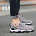 thumbnail image 6 of AUDeals Men's Slip On Walking Shoes Round Toe Platform Sneakers Non Slip Casual Sports Shoes Outdoor Running, 6 of 8