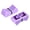 Purple Black, variant on Uxcell Straight Slide Potentiometer Push Knob Insert Shaft 4x2mm White Blue 10pack