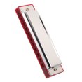 thumbnail image 1 of STRANDCHIC Harmonica 20 Tons pour Enfants Harmonica Métal Rouge 1 Harmonica pour Étudiants, 1 of 8