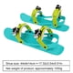 thumbnail image 2 of Mini patines de esquí cortos, mini patines de esquí cortos, zapatos de esquí ajustables para adultos para esquiar, 2 of 9