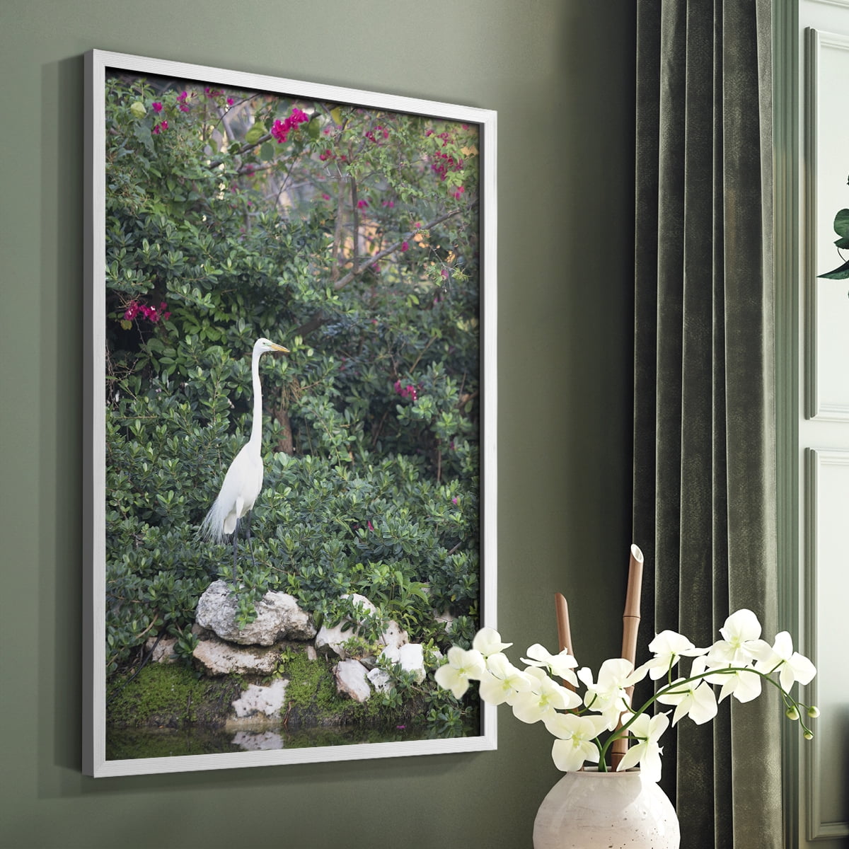 Matisse MDCCCXXI Framed Print in White Solid Wood 11 x 14 Framed Print