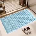 thumbnail image 4 of Yhmxh Non Slip Shower Mat, Non Suction Cup Bathtub Bath Mat with Drain Holes, Heavy Duty Rubber Sturdy Stand Up Shower Stall Tub Mat for Inside Shower, Bathroom, Floor, Pool, SPA (Blue, 16"x28"), 4 of 6