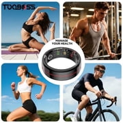 Health & Fitness Tracking Ring, Sleep Monitor, 5-Day Battery and IP68 Waterproof