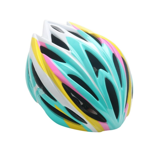 Casco de bicicleta para niños, multideportivo, de seguridad, 48-57 cm, con amortiguación ajustable Azul