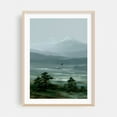 thumbnail image 2 of Minimalist Bird Painting Japandi Wall Art Sage Green printable Mountain Wabi Sabi Painting Japanese Wall Art extra large forest poster - Japan Painting Landscape Unframed Wall Art Print 16 x 24 inches, 2 of 16