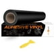 thumbnail image 1 of Rollo de vinilo adhesivo HTVRONT negro permanente de 3,66 m x 12,19 cm, 1 of 7