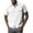 White, variant on Bcfgryg Mens Fashion Casual Solid Color Pocket Single Breasted Cotton And Linen Shirt Short Sleeve Top Men's Slim Fit Dress Shirts