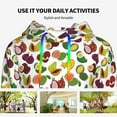 thumbnail image 4 of Haiem Colorful Fruits for Men's Fashion Hoodies & Sweatshirts with Kangaroo Pocket,Hooded Sweatshirt with Eye-catching Drawstrings-XX-Large, 4 of 7