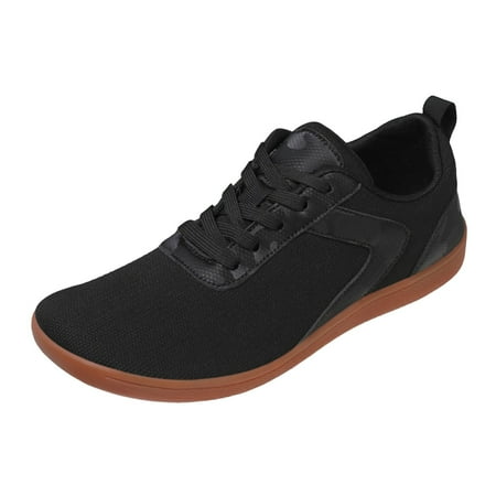 Zshosam Mens Running Shoes Ultra Lightweight Casual Shoes Mesh Sneakers(Black 36)