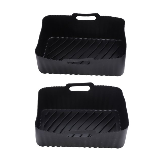Revestimiento De Freidora De Silicona, 2 Uds., Apto Para AF300EU AF400EU, Olla De Freidora Rectangular Antiadherente De Silicona De Grado Alimenticio