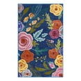 thumbnail image 3 of Unique Loom Blossom Collection Area Rug - Ashley (2' x 3' Rectangle Blue/Olive), 3 of 7