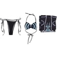 thumbnail image 6 of Midna Sexy Lingerie Swimsuit Black Bikini Skirt Outfit Twilight Princess Midna Costume, 6 of 7
