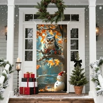 Cyber Monday Clearance YZEGDCH Christmas Door Covers, Christmas Door Banner, Perfect for Merry Christmas Party Supplies and Holiday Cheer, Christmas Gifts Today's