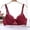Red, variant on Sexy Lace Bras For Women Plus Size Bra Ultra Thin Without Sponge Lingerie And Comfortable Breathable Large Chest Appears Smaller Underwear Beige XL
