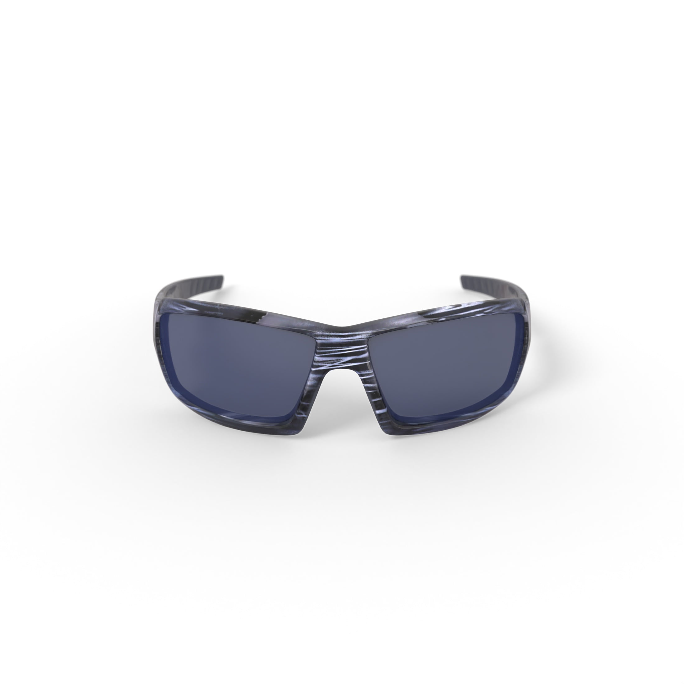 DVX Detour Sport Prescription Sunglasses, Grey Lenses/Black & White Streak Frame, OSHA Compliant ANSI Z87.1