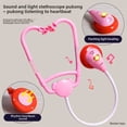 thumbnail image 3 of Juego de juguetes para médico para niños, estetoscopio para juego de imitación para niñas, inyección de enfermera, caja de juguetes de control médico para bebés, selección de alta calidad, 3 of 5