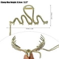 thumbnail image 2 of 1pc Metal Hair Claws Hair Clips Hair Barrettes for Women Gold Tone 4.29''x2.32''x1.02'', 2 of 7