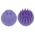 thumbnail image 5 of Unique Bargains 1 Pc Handheld Hair Shampoo Brush for Head Massage 3.46"x3.46" Purple, 5 of 6