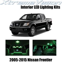 XtremeVision Interior LED for Nissan Frontier 2005-2015 5 pcs Green Interior LED Kit   Installation Tool