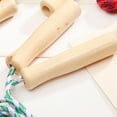 thumbnail image 5 of D-GROEE 2PACK Jump Rope for Kids - Wooden Handle - Adjustable Nylon Colorful Braided Fitness Skipping Rope, 5 of 7