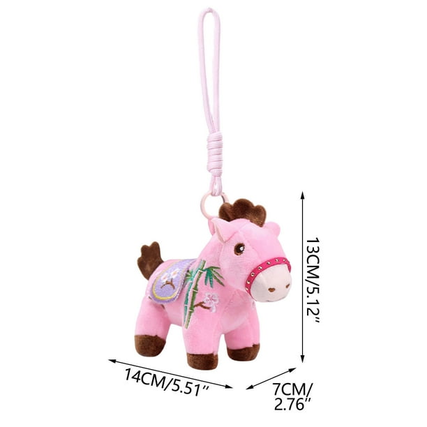 Mnhhatv 2026 Year of the Horse Embroidered Lucky Pony Charm