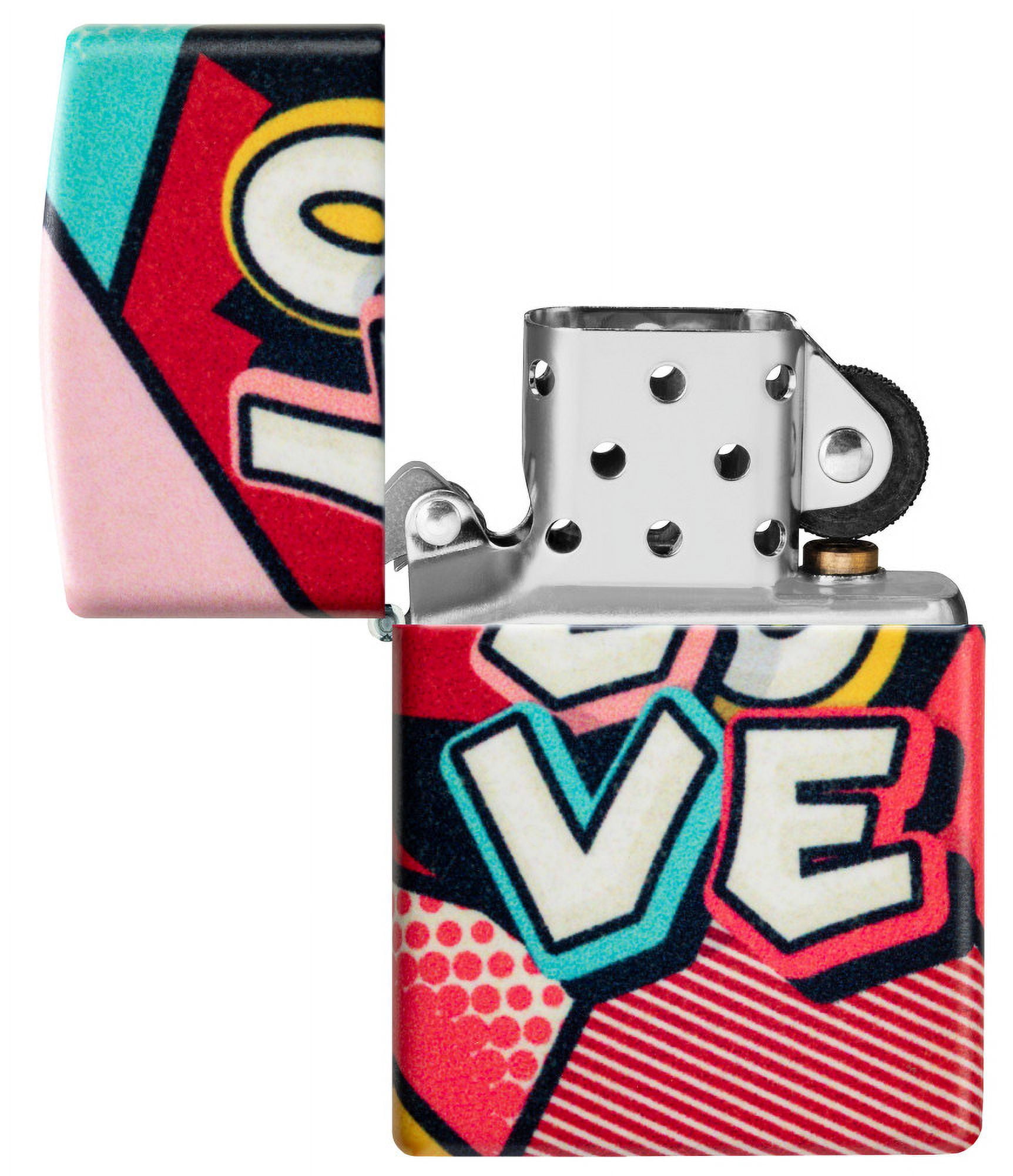 Zippo Love Design 540 Matte Pocket Lighter