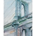 thumbnail image 3 of Harper, Ethan 20x24 Black Modern Framed Museum Art Print Titled - Watercolor Bridge Study I, 3 of 5