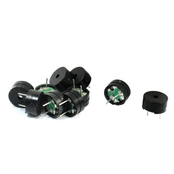 10Pcs 2KHZ 3V 5V 12V Electromagnetic Passive Buzzer 16 Ohm 12mm x 6mm