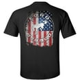 thumbnail image 5 of Fair Game Ford Bronco American Flag T-Shirt-Black-XL, 5 of 6