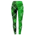 thumbnail image 6 of Shadoumai St Patricks Day Leggings For Women Casual Printed Shamrock Stretchy Irish Green Tights Tummy Control Workout Yoga Pants, 6 of 6