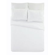 Ayesha Curry Abstract Clipped Jacquard 3-PC Duvet Set, King, Ivory