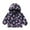 A-6221Dark Blue, variant on MEZZALL Kids Boys Girls Coat Hooded Prints Jacket Toddler Windproof Zipper Outwear Daily Wear Cute / 3-4 Years