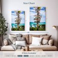 thumbnail image 4 of Elephant Stock Key West Destination Signs Wall Art - Vertical Canvas Wall Art - Dining Room Wall Decor - Places Canvas - Purple And Blue Decor - 20" x 30", 4 of 8
