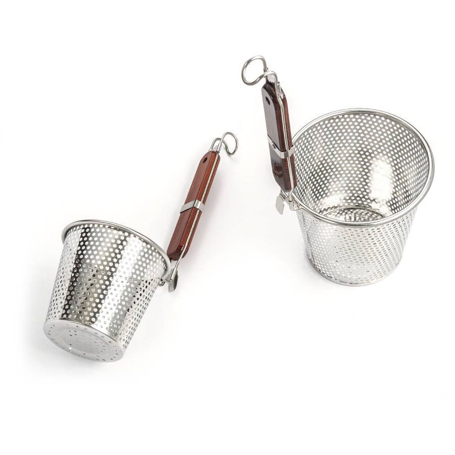2Piece Stainless Steel Pasta Basket Set