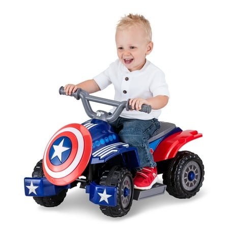 6v Marvel Captain America Quad