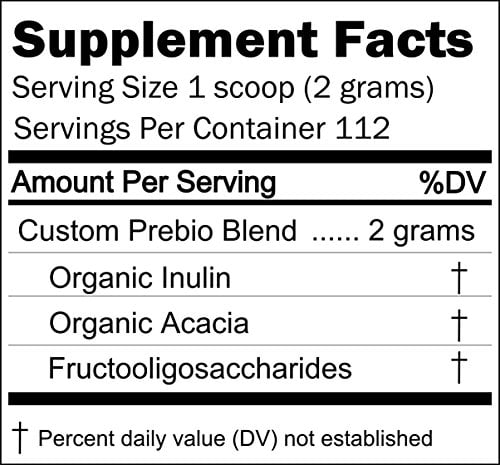 Cutting Edge Cultures Prebio Plus Prebiotic Fiber Powder BEST Custom Blend of Organic Prebiotic Fibers Dietary Supplement 8 oz