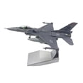 thumbnail image 3 of Modelo de avión de F16C a escala 1:100 con peana, avión decorativo, modelo educativo de aleación metálica para estantería, escritorio, escapar, 3 of 9
