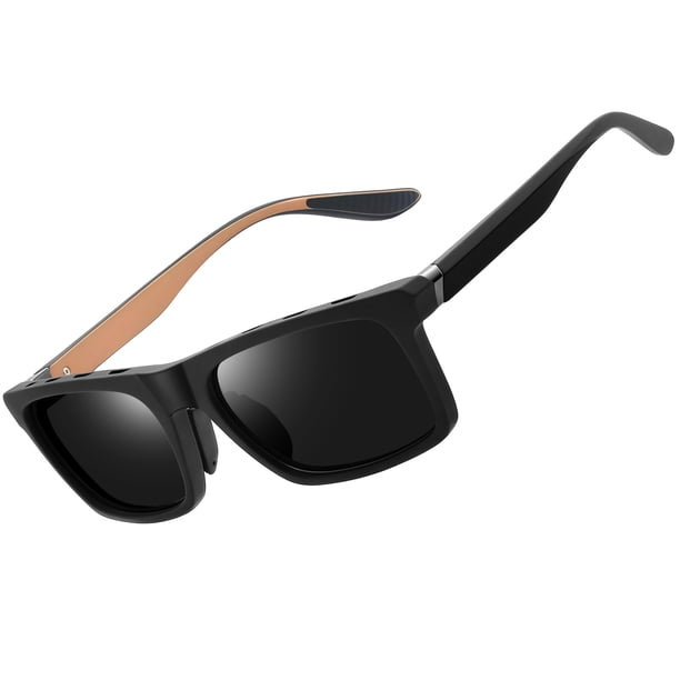 Gafas de Sol Polarizadas Joopin con Montura Cuadrada TR90 Negra