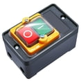 thumbnail image 1 of mxuteuk Waterproof Push Button Switch Motor On Off Switch Start Stop Switch Self Lock Mechanical Equipment Control Station 10A AC 220V/380V KAO-10KH, 1 of 4