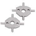 thumbnail image 2 of Pièces Auto, Couvercle de Lave-Phares Pivotant en Alliage d'Aluminium Résistant à l'Usure Cruciforme Performance Stable pour Véhicules, 2 of 7