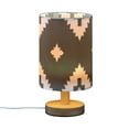 thumbnail image 2 of Black Regular Squares Table Lamp with USB Port LED Warm Light Lamp Night Light Home Decor, 2 of 7