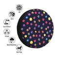 thumbnail image 4 of Sikiie Planets PVC Leather Spare Tire Wheel Cover Spare Tire Cover, for Car Truck SUV Camper Trailer Universal Fit(14-17in)-16 inch, 4 of 6