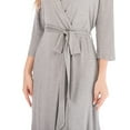 thumbnail image 5 of Women Robe Soft Kimono Robes Bathrobe Sleepwear Loungewear Short, 5 of 6