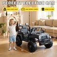 thumbnail image 6 of East doll 12V Ride on Toys for Toddlers, Electric Car for Kids, Kids Car with Remote Control, Bluetooth, Music, 3 Speeds for Kids Gifts, Black, 6 of 9